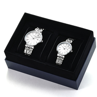 Cadeaux de la Saint-Valentin pour les couples amoureux, montres à quartz, bracelet en acier inoxydable, mouvement japonais, collection de haute qualité
