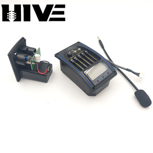 HIVE LC-5 -PM Azul con Micrófono, Ecualizador <span class=keywords><strong>de</strong></span> <span class=keywords><strong>Guitarra</strong></span> Acústica <span class=keywords><strong>de</strong></span> 5 Bandas, Pastillas Piezoeléctricas para <span class=keywords><strong>Guitarra</strong></span> - Product Image 3