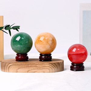 Wholesale Customized Natural Quartz Sphere Polished <b>Crystal</b> Healing Stone Sphere <b>Ball</b> for Decoration - Product Image 4