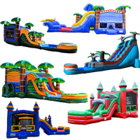 Château de saut gonflable Jeu d'extérieur Commercial PVC Bounce House Party Jumper Bouncing and Slide Combo for Kids
