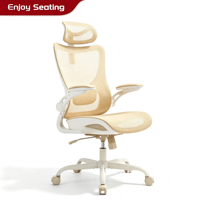 Chaise de bureau ergonomique pivotante en maille, best-seller, confortable, moderne, de luxe, pour cadres, chaises de patron