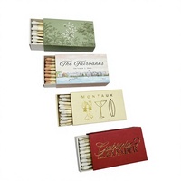 Allumettes en bois longues avec boîte de luxe, prix de gros usine, boîte d'allumettes personnalisée avec logo coloré pour bougies, cigares et usage domestique