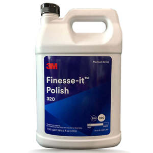 Cera de Pulido <span class=keywords><strong>3M</strong></span> 320 3.78L, Cera Líquida de Carnauba para Pulir Autos, Elimina Rayones, Revestimiento de Pintura, Finesse-it Ecológico - Product Image 1