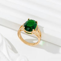 Accessoires de mode, bijoux pour femmes, bagues, bagues à pierre unique rouge, bijoux de mode, bagues en zircon, diamants cultivés en laboratoire