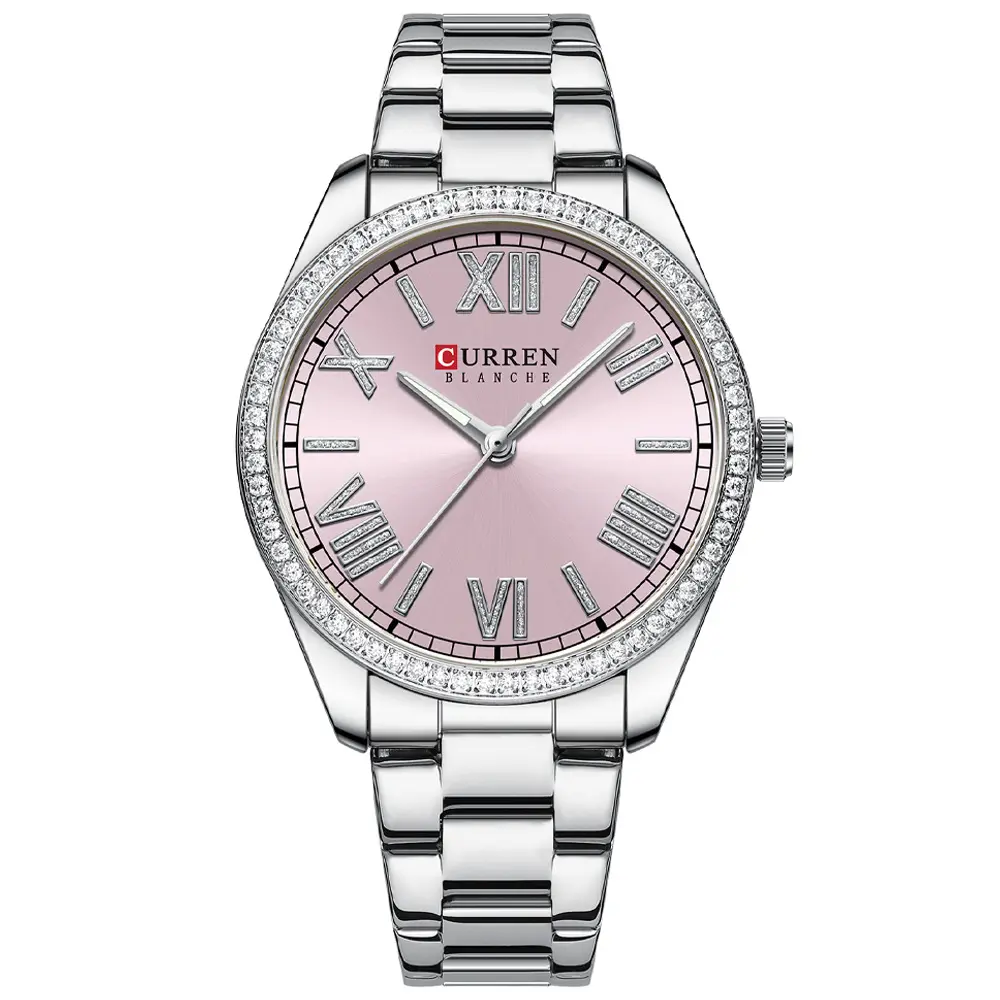 Montre Femme Curren 9088 Original Brand Silver Ladies Wrist Watch Luxury Women Jewelry Quartz Watches