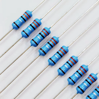 Resistencias de Orificio Pasante RXNE MF, Rango de Potencia de 1/8W a 3W, 10 Ohm a 1Mohm, Tolerancia del 1%, Película Metálica, Empaquetadas en Caja