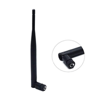 Antenne en caoutchouc pliable GSM de 195mm 868MHz 915MHz pour antenne fouet omnidirectionnelle de routeur sans fil avec RP-SMA femelle