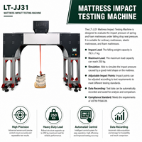 Equipo de Prueba de Durabilidad para Muebles, Probador de Impacto Vertical para Camas y Colchones con Software de Análisis, Máquina de Prueba de Colchones