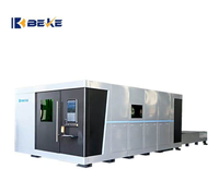 Machine de découpe laser à fibre BEKE 4020-6KW CNC 3 axes à refroidissement par eau, prend en charge les formats DXF/AI/PLT, multifonctionnelle, haute vitesse