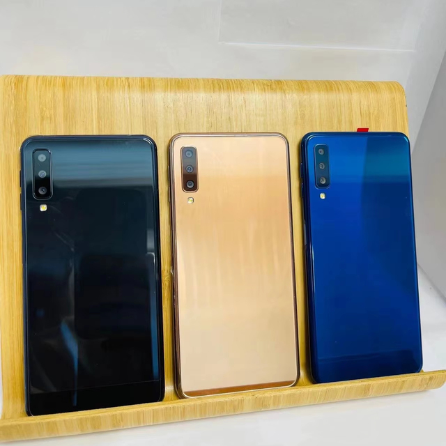 Wholesale 4G Smartphone for A7 2018 Dual SIM Unlocked Original Celulares Mobile Phones