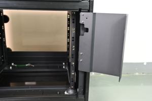 Amp Rack 9U con plataforma rodante de metal (rueda) gabinete de estante amplificador - Product Image 4