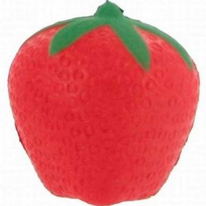 Custom <b>Logo</b> Promotional Gifts PU Foam Strawberry Shape Stress Ball Toy Strawberry Stress Reliever Ball - Product Image 3