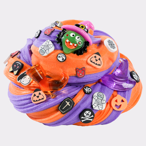 Hot bán Halloween loạt Puff Slime Đảng ủng hộ Slime Set <span class=keywords><strong>DIY</strong></span> playdough handmade mô hình đất sét món quà siêu mềm Slime - Product Image 5