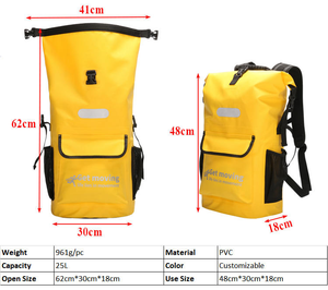 Mochila Flotante Impermeable para Exteriores, Resistente, Expandible, para Almacenamiento de Equipo Deportivo, Bolsa Seca para Montañismo - Product Image 3