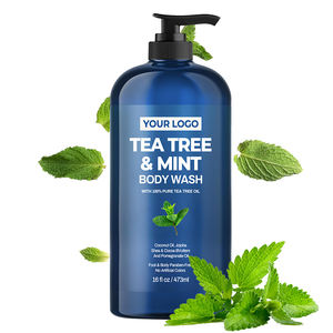 <span class=keywords><strong>Gel</strong></span> nettoyant à base de plantes pour le nettoyage en profondeur et le soulagement des odeurs corporelles Infections fongiques Athlète Body Wash with Tea Tree & Peppermint Cooling Herbal <span class=keywords><strong>Gel</strong></span> Formula - Product Image 1