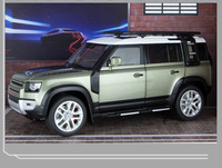 1/18 Range Rover Defender SUV alliage modèle de voiture moulé sous pression en métal véhicules tout-terrain modèle de voiture son et lumière Simulation enfants jouet cadeau