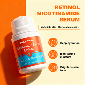 Siero Rivitalizzante Illuminante all'Ingrosso con Vitamina <span class=keywords><strong>C</strong></span>, Tripeptide, Niacinamide e Retinolo per Idratazione Profonda e Miglioramento della Texture della Pelle - Product Image 3