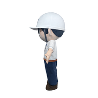 Costume de mascotte publicitaire personnalisé en EVA pour adultes, avec logo de marque, pour la promotion de l'entreprise, en forme d'animal de dessin animé, fabriqué en usine