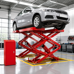 Lève-voiture hydraulique de <span class=keywords><strong>garage</strong></span> 3 tonnes, lève-voiture à ciseaux robuste - Product Image 2
