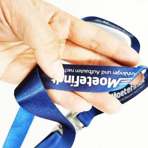 Customized Sublimation Print Neck Strap Satin Polyester Lanyard <b>Personalized</b> Phone Holder Custom Lanyard - Product Image 2