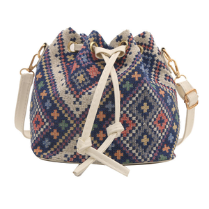 Bolso de hombro de moda para mujer, estilo occidental, con cordón, tipo cubo, versátil, bandolera, diseño moderno - Product Image 5