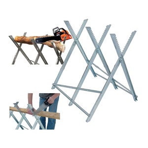 Bán buôn Heavy Duty Saw Ngựa Thép gấp chân xách tay mộc đứng bảng sawhorse bàn làm việc - Product Image 4