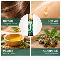 Huile de ricin biologique pressée à froid naturelle ; Nourrit les cheveux et favorise la croissance ; Convient pour les soins des cheveux et de la peau.