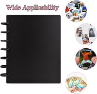 Álbum de Fotos Ultra Transparente con Anillas, Carpeta para Fotografías, Carpeta de 6 Anillas para Fotografías de K-Pop