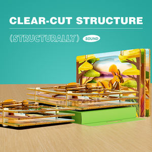 <span class=keywords><strong>Wincent</strong></span> Design Original 3D Puzzle en bois Style bois Animal Mini papier théâtre assemblage facile jouet éducatif cadeau pour les enfants - Product Image 4
