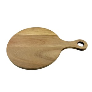 Tabla de cortar redonda de madera de bambú de 36x24.5x1cm para cocina, para frutas y uso doméstico. - Product Image 2