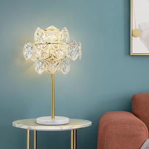 <span class=keywords><strong>Lampe</strong></span> de table PM de luxe avec base en marbre et tige en cuivre, design nordique moderne en verre flocon de neige, <span class=keywords><strong>lampe</strong></span> de chevet pour chambre à coucher, <span class=keywords><strong>lampe</strong></span> de lecture - Product Image 1