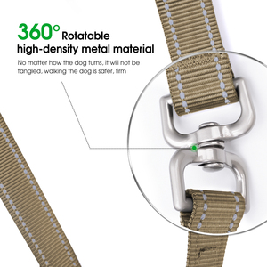 Verstellbare Personalisierte Gürtel-Hundeleine mit Freihand-Funktion aus Strapazierfähigem Nylon-Seil für Laufen, Spazieren oder Wandern - Product Image 3