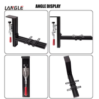 Pièces usinées CNC en aluminium 4080, cadre d'extrusion en aluminium anodisé noir, support de bureau pour joystick et accélérateur de simulateur de vol