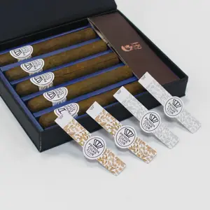 Impression d'étiquettes personnalisées guillotine coupe-cigare de qualité supérieure coupe-cigare gaufrage étiquettes de cigares