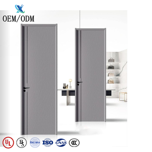 Venta Puerta de madera Proyecto de laminado interno Diseño de puerta Interior Cristal de carbono Impreso <span class=keywords><strong>Puertas</strong></span> de madera de fuego sólido para habitación interior - Product Image 6