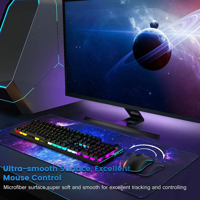 Custom Logo Printed XXL Mouse Pad Anti-Slip Waterproof Fabric & Rubber Desk Mat Large Gaming Mouse Pad
