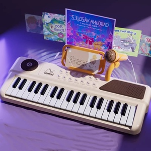 Hot Sale 37 Keys Electronic Piano Keyboard with Microphone Kids <b>Electric</b> Piano <b>Kit</b> Music Keyboard Educational Toy - Product Image 4