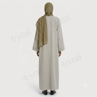 Ensemble Abaya Minimaliste Style Modeste pour Femme, Robe Musulmane, Esthétique Luxe Discret, Personnalisation, Vêtement de Marque Haut de Gamme