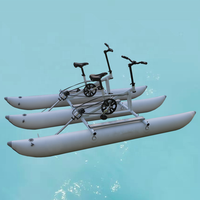 Vélo aquatique gonflable en aluminium pour deux personnes, design coloré pour les activités de loisirs estivales, certifié CE, jusqu'à 5 passagers