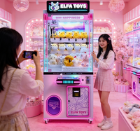 Machine de jeu d'arcade à griffes à fort volume de vente, distributeur de jouets à griffes rentable pour investisseurs