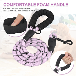 Laisse Réfléchissante Personnalisée pour Chien, Réglable, Robuste, pour Dressage, avec Poignée Rembourrée, Vente en Gros, Anti-Traction - Product Image 6