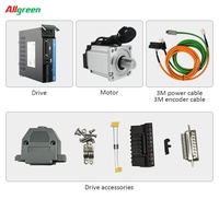 Servo 80st-M04025 1KW Flange Tahan Air 80 4Nm AC 220V Kit Motor Servo untuk Mesin CNC