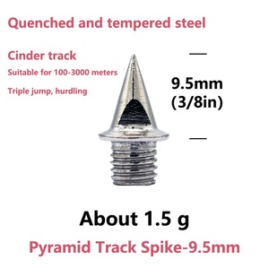 9.5mm theo dõi và lĩnh vực gai Kim tự tháp theo dõi tăng đột biến giày tăng đột biến thay thế thép độ cứng cao cho theo dõi chạy nước rút xuyên quốc gia - Product Image 2