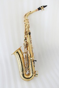 Haute Performance #   <span class=keywords><strong>Saxophone</strong></span> alto en Mi bémol avec repose-pouce réglable pour droitier, ressorts bleus, corps en laiton OEM, laqué or - Product Image 5