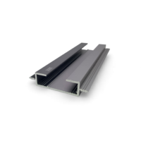 Poignées longues encastrées sur toute la hauteur en alliage d'aluminium sur mesure, modernes et élégantes, pour tiroirs, armoires et placards