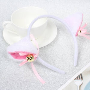 Diadema con orejas de zorro para fiesta de Halloween, disfraz de piel de Anime Neko, Clip de pelo de felpa, horquilla - Product Image 5