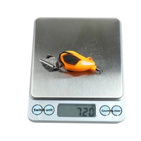 Umpan Katak Payet Ganda PVC Umpan Lunak Buatan 4.5cm/7.2g Kail yang Diperkuat untuk Memancing Ikan Air Tawar di Danau.