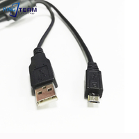 Câble de données USB gainé en PVC IFC-600PCU Micro cordon à 5 broches pour appareil photo Canon PowerShot SX620 HS SX720 HS SX730 HS EOS M5 M6 M50
