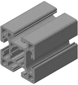 Strukturelle T-Schlitz-Aluminium extrusion 40x40 für die Herstellung von CNC-Maschinen/eloxiertem Aluminium/Aluminium profil