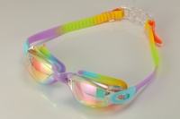 Lunettes de natation anti-buée en silicone pour enfants, style course, vente en gros d'usine